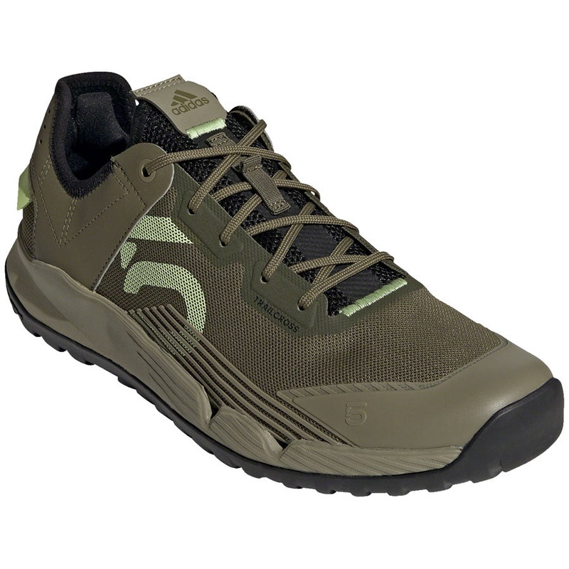 Five Ten Trailcross LT Flat Shoes – Mens Focus Olive/Pulse Lime/Orbit Green 10