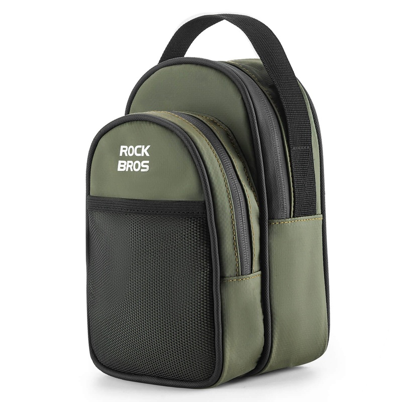 ROCKBROS Bike Handlebar Bag 1.8L For Folding Bike Green