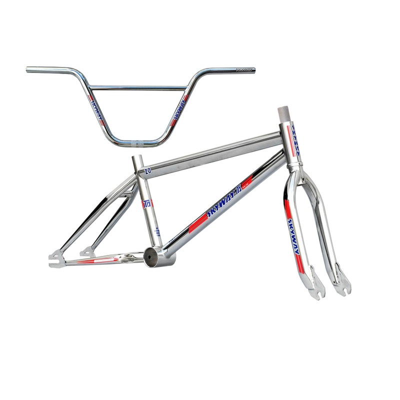 Skyway T/A 20 Inch Frame / Fork Bar Kit Chrome
