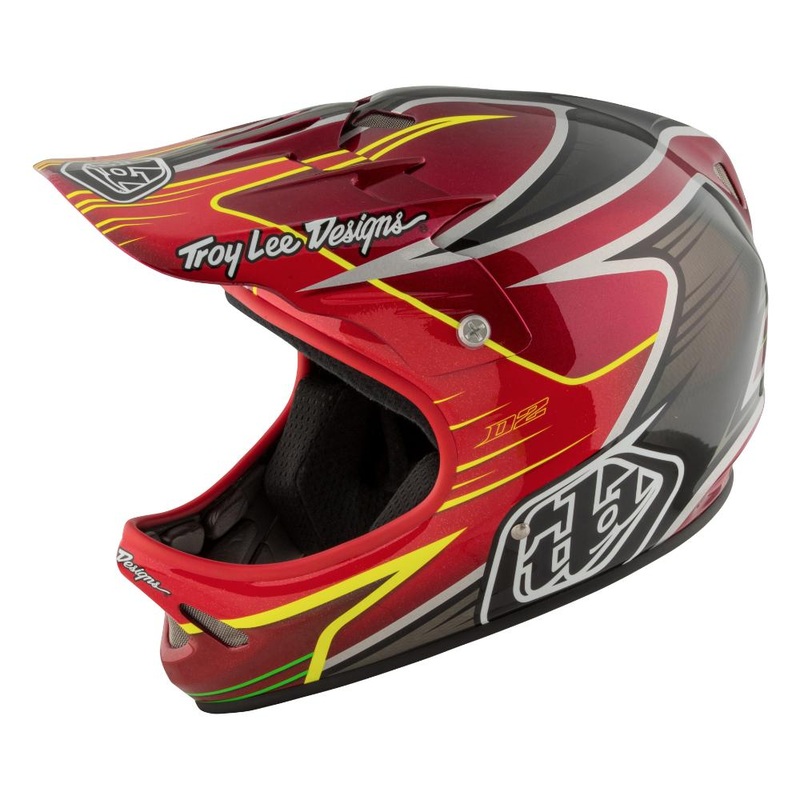 Troy Lee D2 Composite Helmet-Pulse Red X-Small/Small