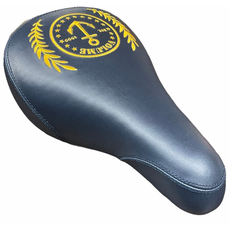 Volume Nautical Tripod Seat Blue/Leather