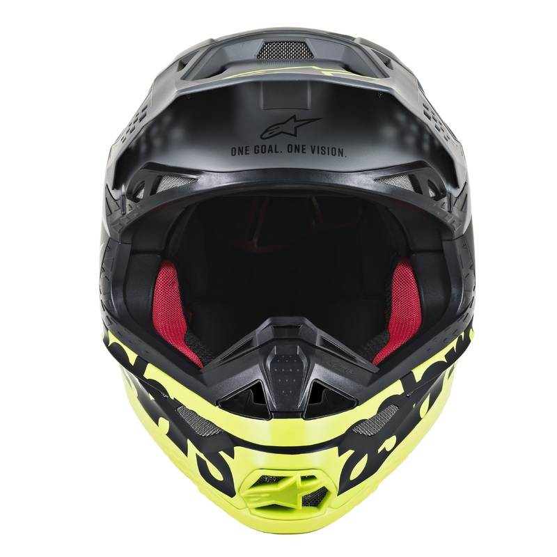 ALPINESTARS Supertech M8 Radium Helmet Black/Grey/Yellow Small