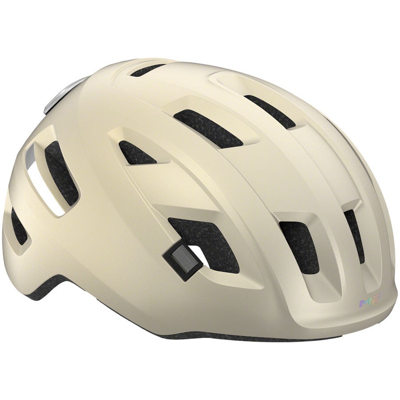 MET E-Mob Mips Helmet – Vanilla Ice Matte Large