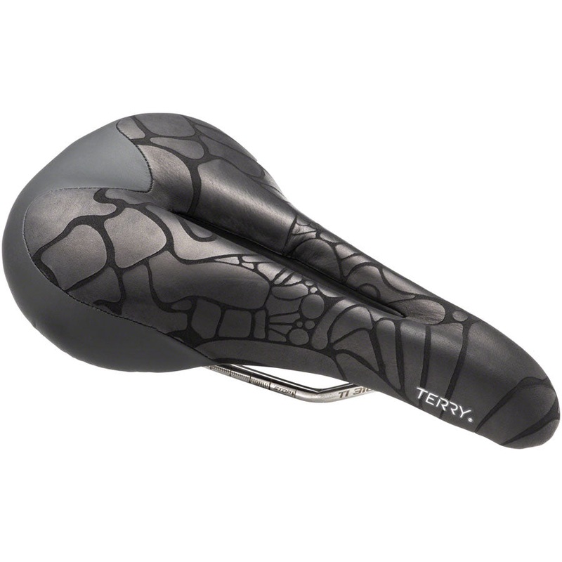 Terry Butterfly Ti Saddle – Titanium, Black, Women’s