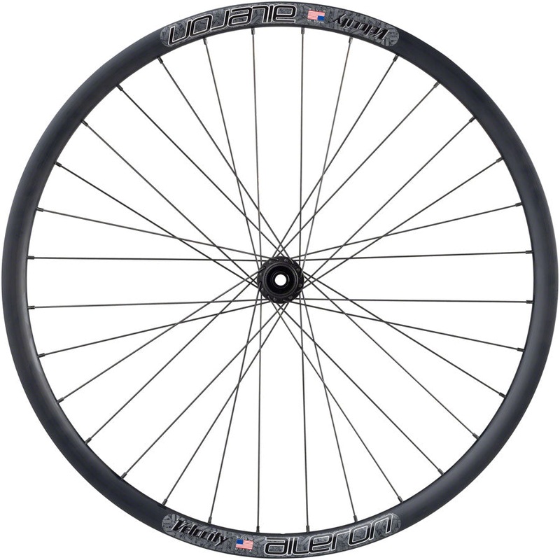 Velocity Aileron Road Disc Gravel Bike Rear Wheel – 700c QR x 135mm, Center-Lock, Shimano 8-11sp (10sp road cass), Black