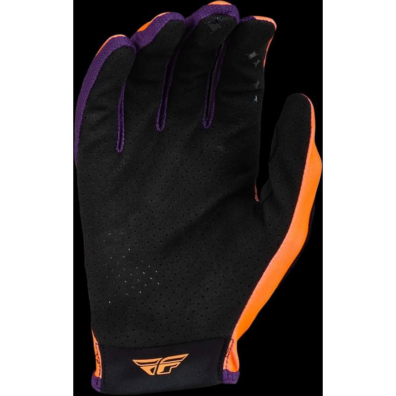 FLY RACING Girl’S Lite Gloves Neon Coral/Deep Purple Yl