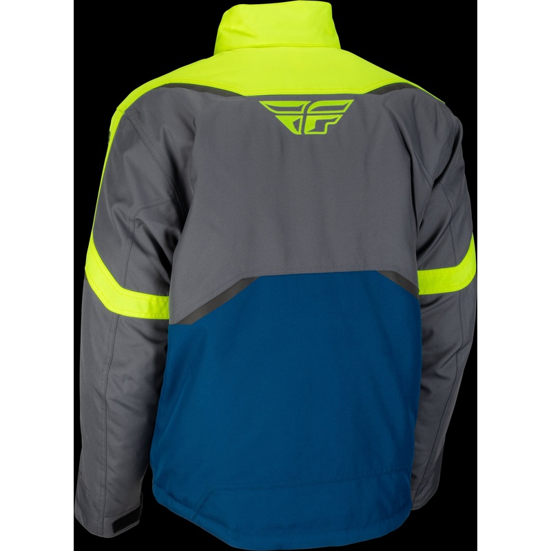 FLY RACING Outpost Jacket Blue/Hi-Vis Md