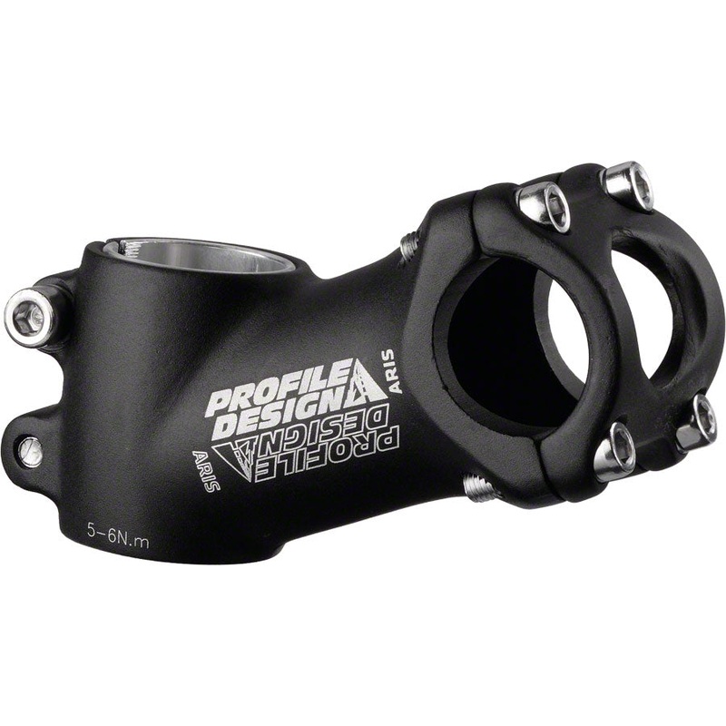 Profile Design Aris Stem – 70mm 26 Clamp +/-25 1 1/8″ Aluminum Black