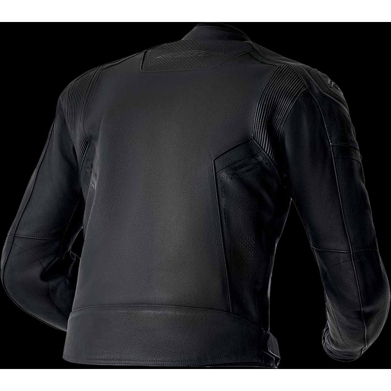 RST S1 D3o Leather Ladies Jacket Black/White Md Black/White Medium