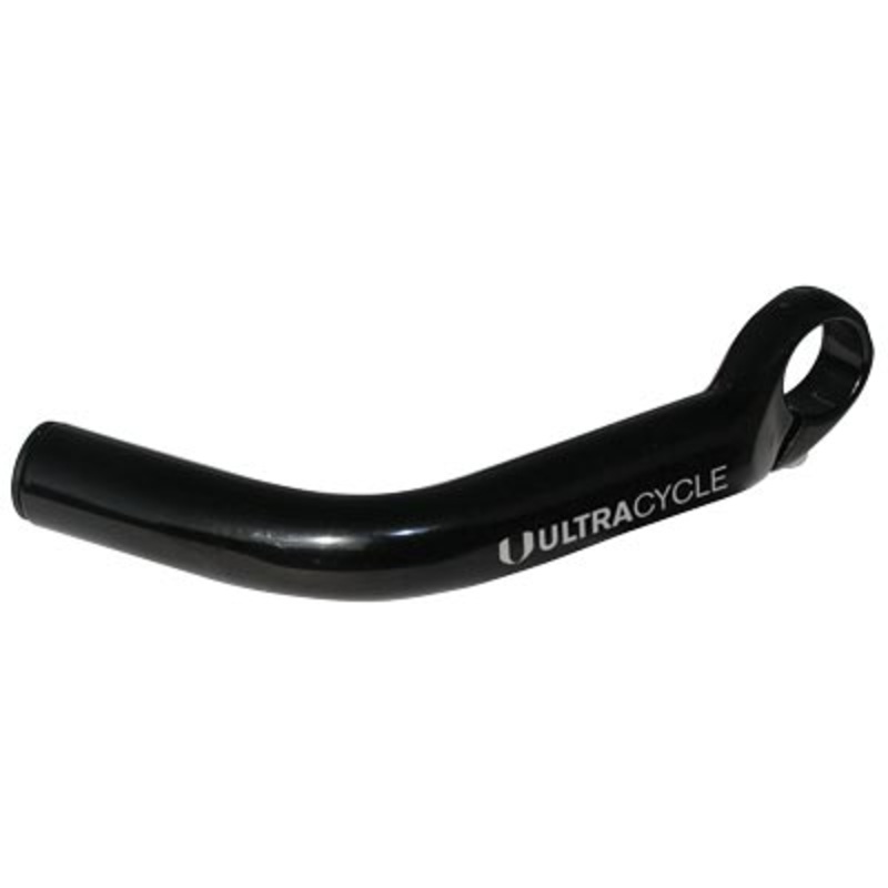 Uc Bar End,L-Bend,Black 144Gr,W/Logo,Powder Coated Bar Ends Ultracycle Handlebars NA Black