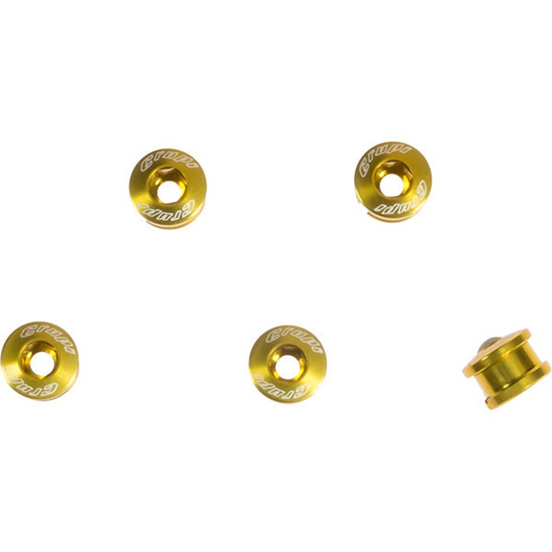 Crupi Alloy Chainring Bolts Black