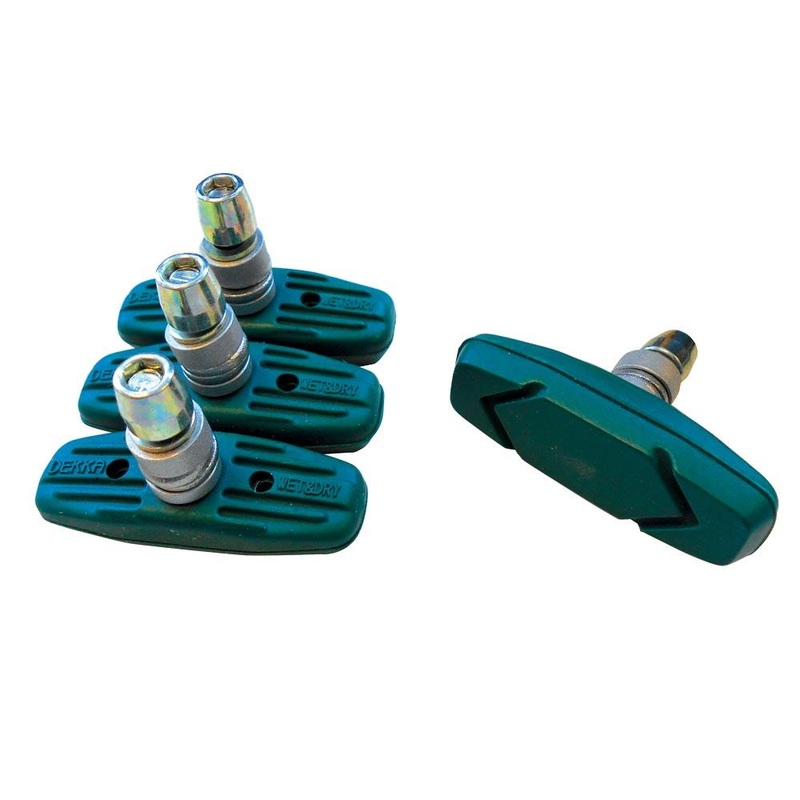 Dia-Compe Dekka Oversize Brake Pads Green Nutted Green