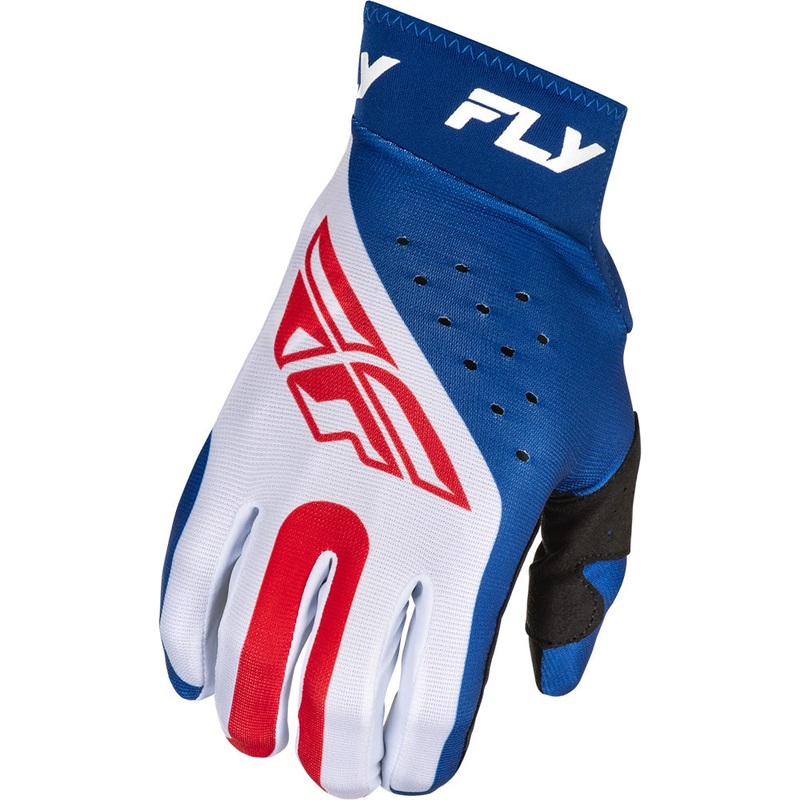 FLY RACING 2025 PRO LITE GLOVE 6 YL RED/WHITE/BLUE