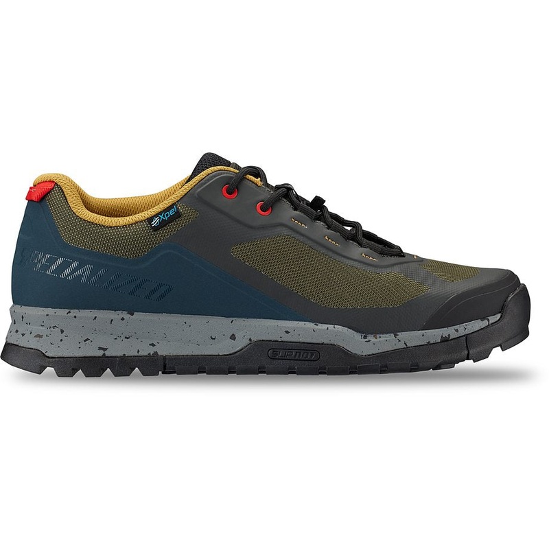 Specialized rime flat shoe dark moss/deep lake/harvest gold 42
