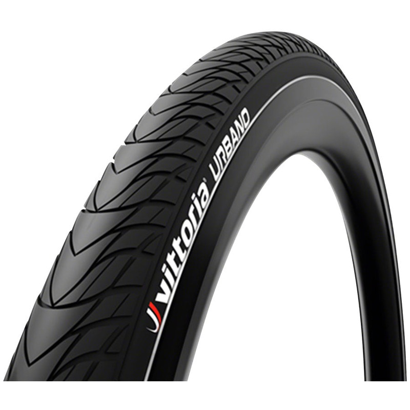 Vittoria Urbano Tire – 700 x 28 Clincher Wire Black/Reflective