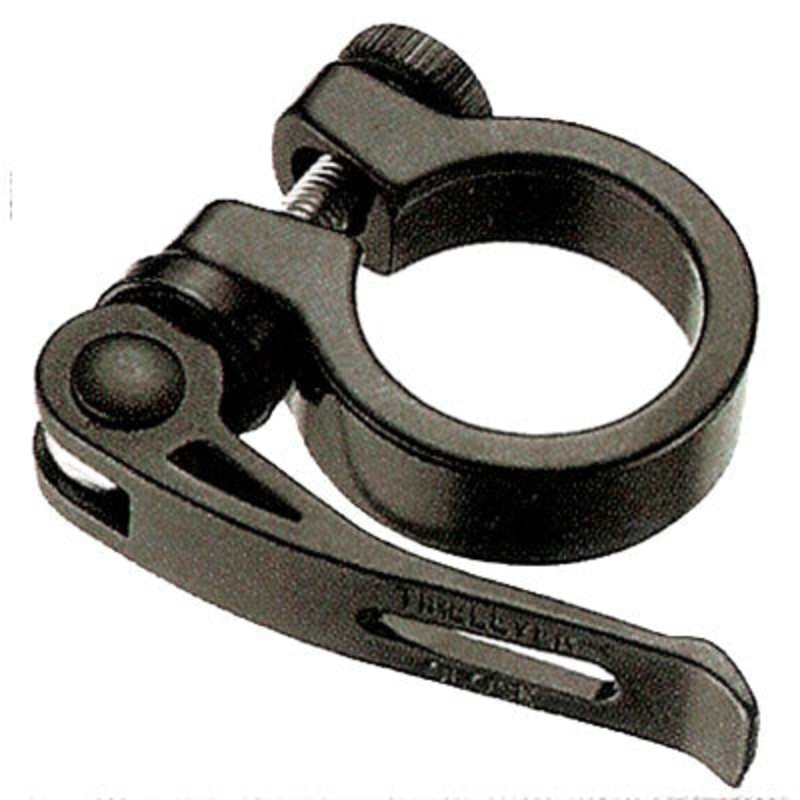 Uc Qr Seat Clamp,31.8,Black Black Aluminum Qr Seatpost Clamp Ultracycle Seatposts NA Black