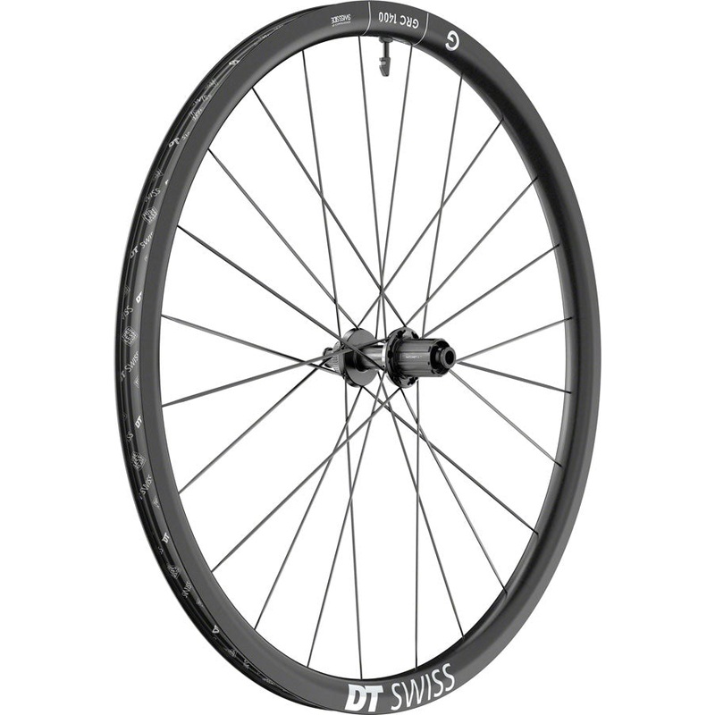 DT Swiss GRC 1400 DiCut 30 Rear Wheel – 700, 12 x 142mm, Center-Lock, HG11 Road/XDR, Ratchet EXP 36, Black