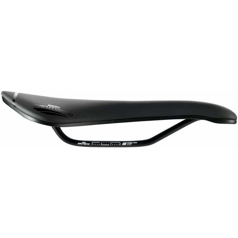 Aspide Short Open-Fit Saddle – Steel Black Mens Narrow Black