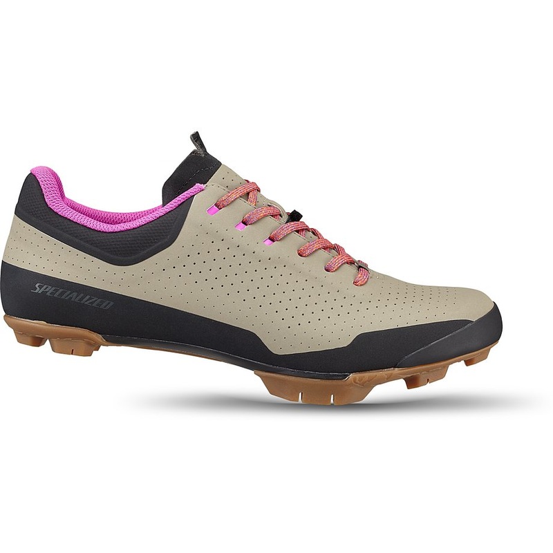 Specialized recon adv shoe taupe/dark moss green/fiery red/purple orchid 38