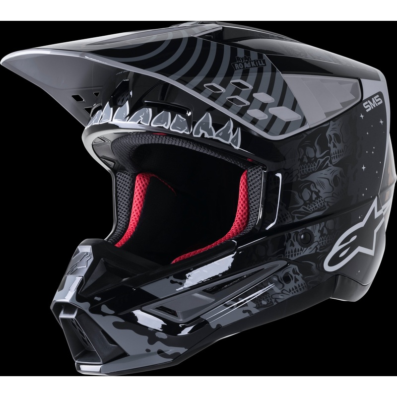ALPINESTARS S-M5 Helmet Black/Grey/Gold X-Large