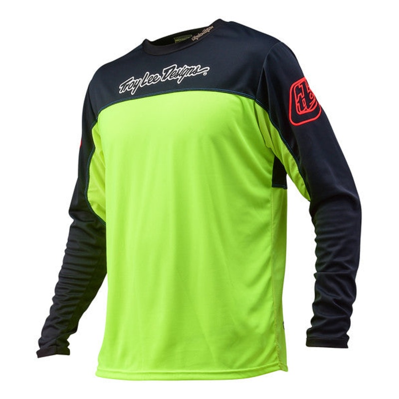 Troy Lee 2016 Sprint BMX Race Jersey-Fluorescent Yellow Youth Small