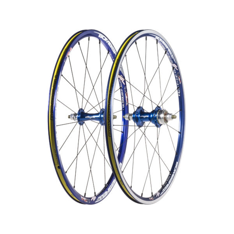 Bombshell SL Cassette Mini BMX Race Wheelset-20×1 1/8″ Black