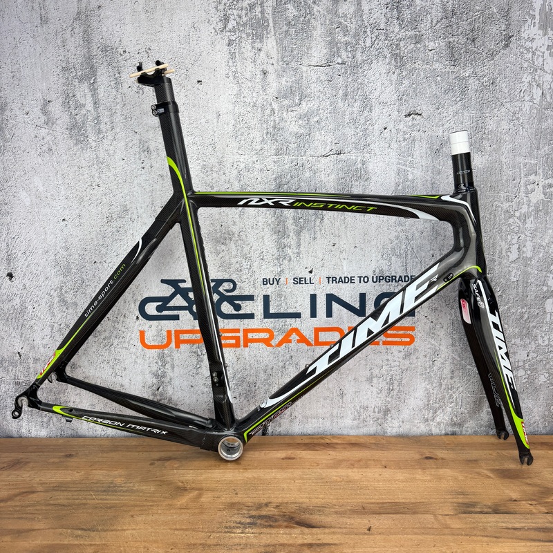 2010 Time NXR Instinct ISP M (56cm) Carbon Rim Brake Bike Frameset 700c 1814g