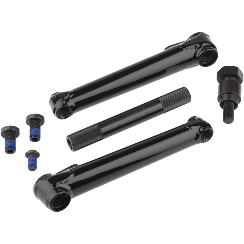 Cult Crew BMX Crankset – 165mm, 19mm Spindle, Black