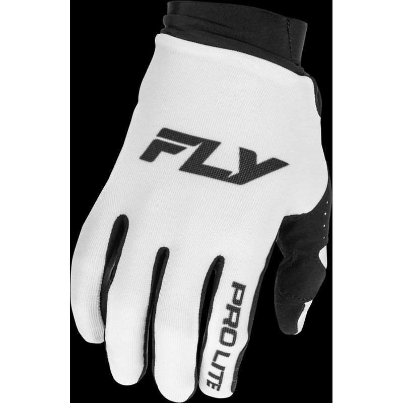 FLY RACING Pro Lite Gloves White/Black Lg