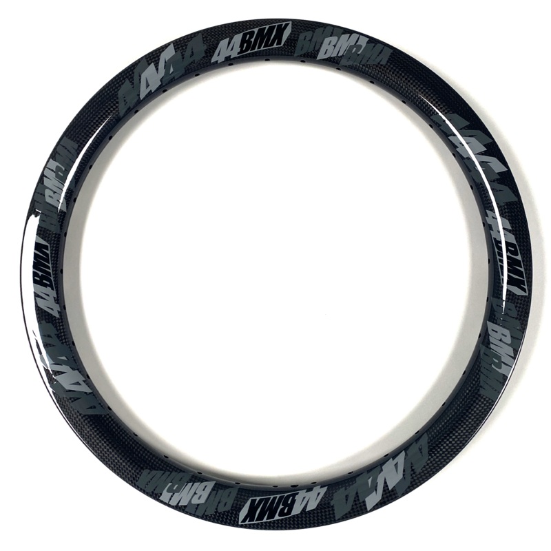 44BMX Carbon Brakeless 36H Rim 20×1.75 matte black
