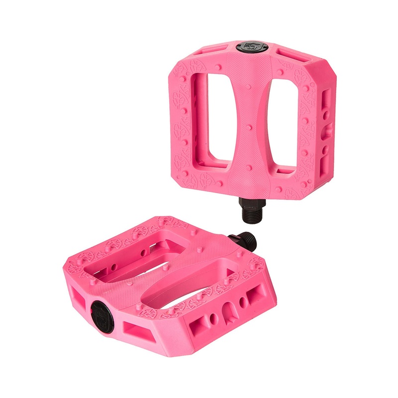 S&M Hoder BTM Platform Pedals-Pink Pink
