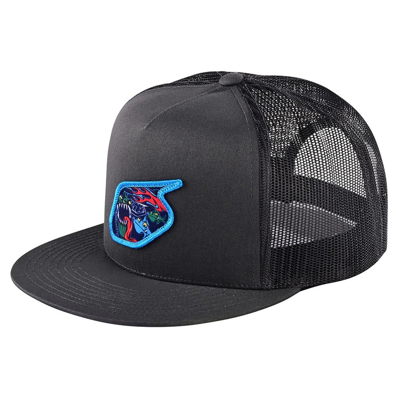 Troy Lee Designs History Trucker Snapback Hat-OSFA-Black OSFA
