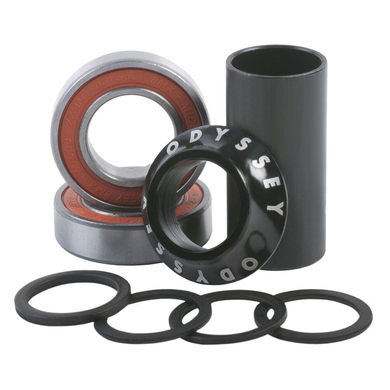 22mm Odyssey Mid BMX Bottom Bracket Set – Black