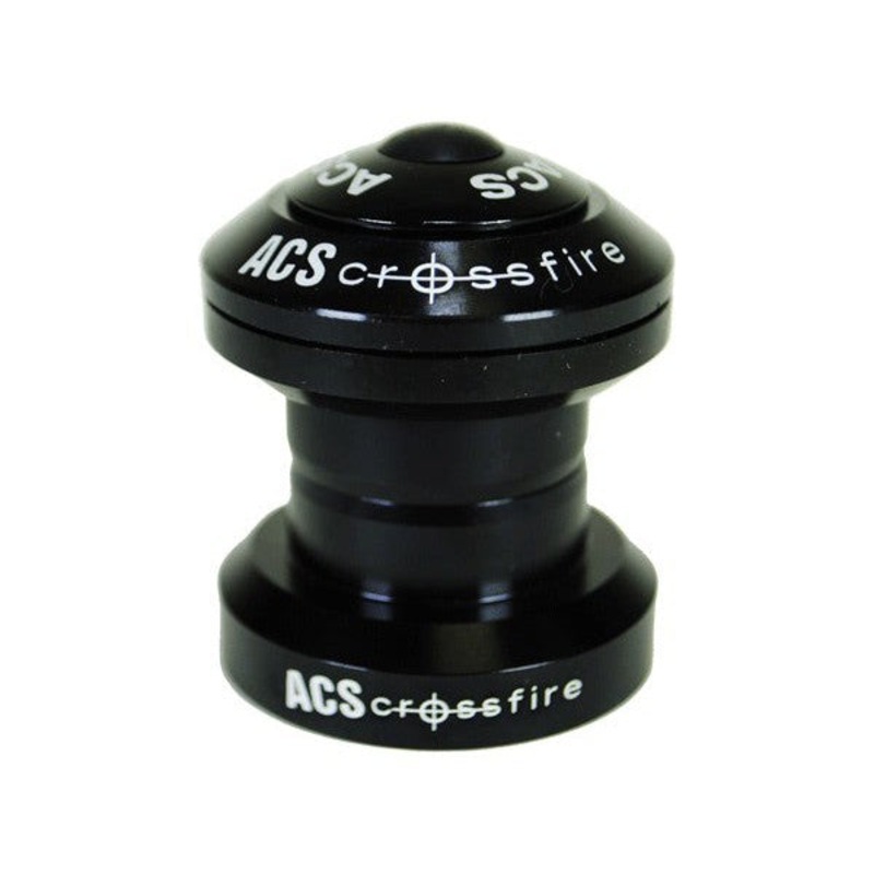 ACS Crossfire 1-1/8 Alloy Headset Black