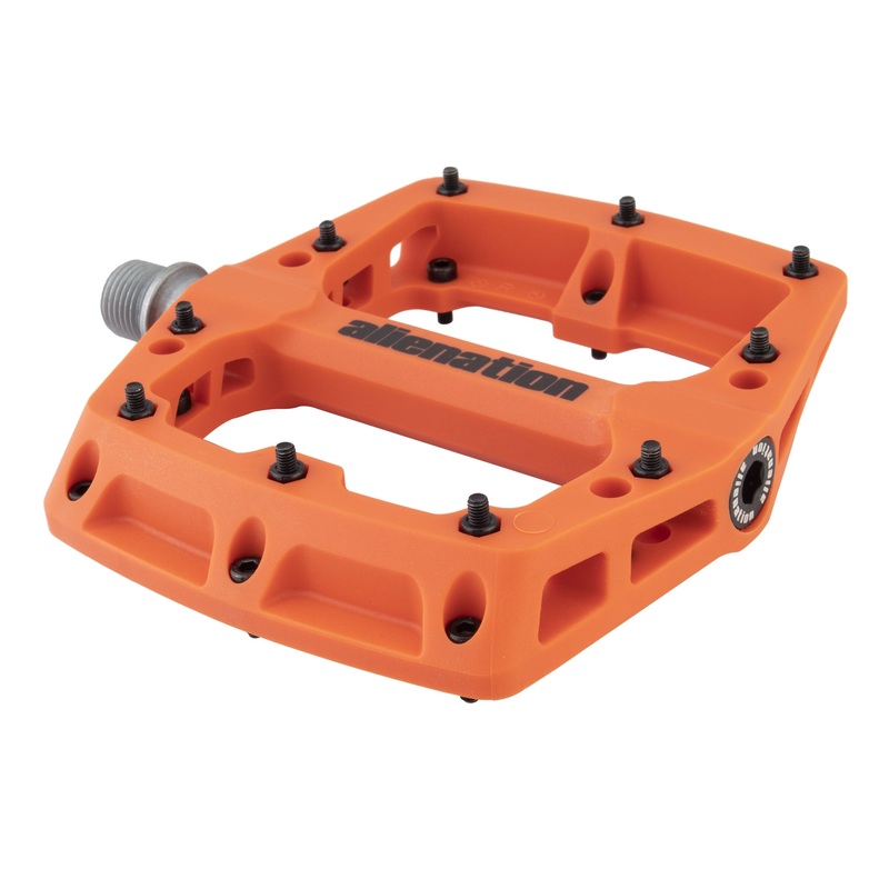 Alienation Foothold Sealed PC Platform Pedals – 9/16″ – Orange