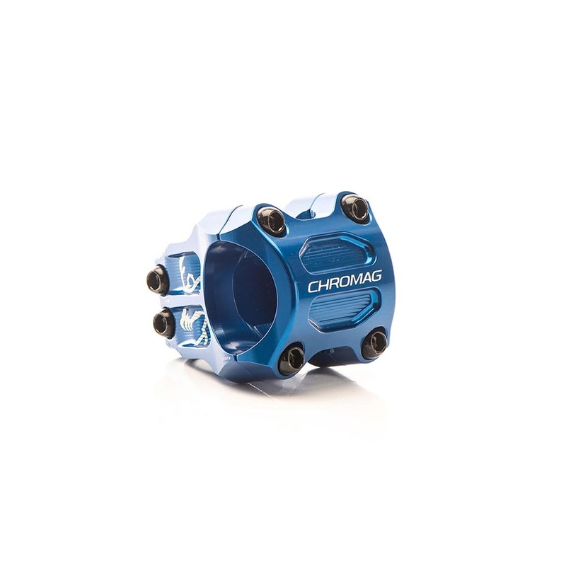 Chromag Riza Stem Diameter: 31.8mm Length: 38mm Steerer: 1-1/8” 0 Blue