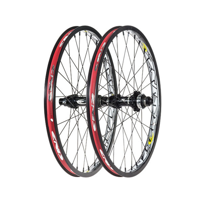 Sinz Elite iHub 10mm Pro Cruiser BMX Race Wheelset-32H-24×1.75″