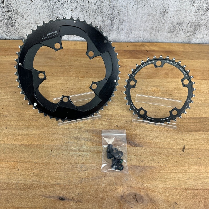 SRAM X-Glide 50/34t 11-Speed 5-Bolt 110BCD Bike Chainring Set 155g