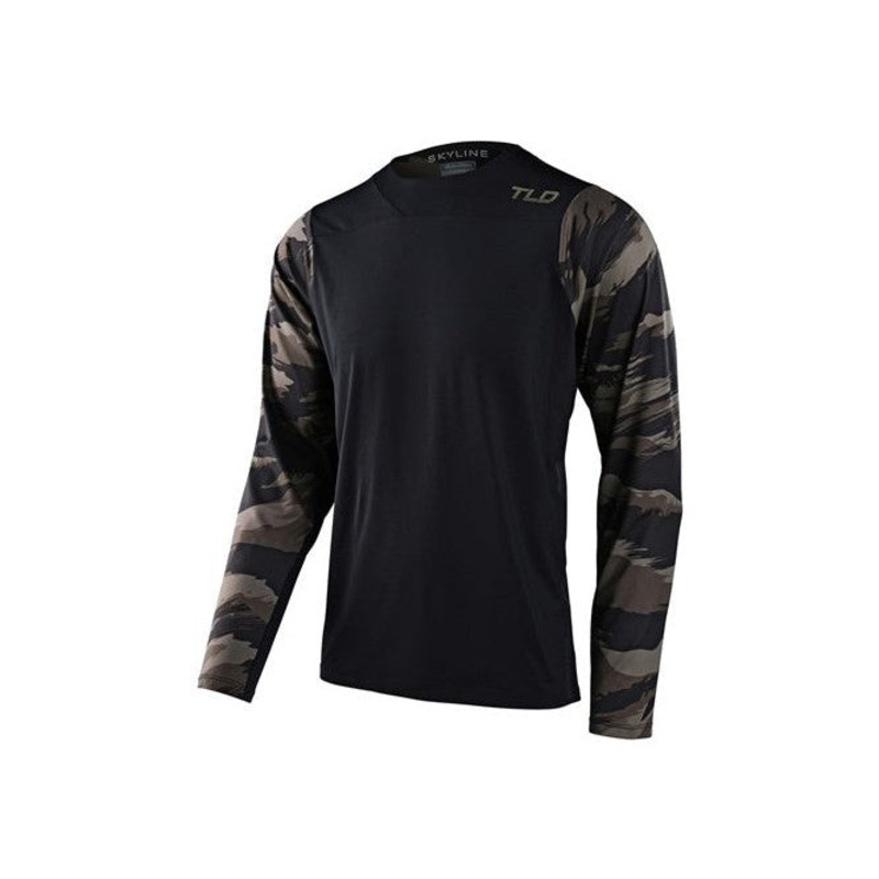 TLD 23 Skyline Chill LS Jersey / Hide Out Black Blackcamo S