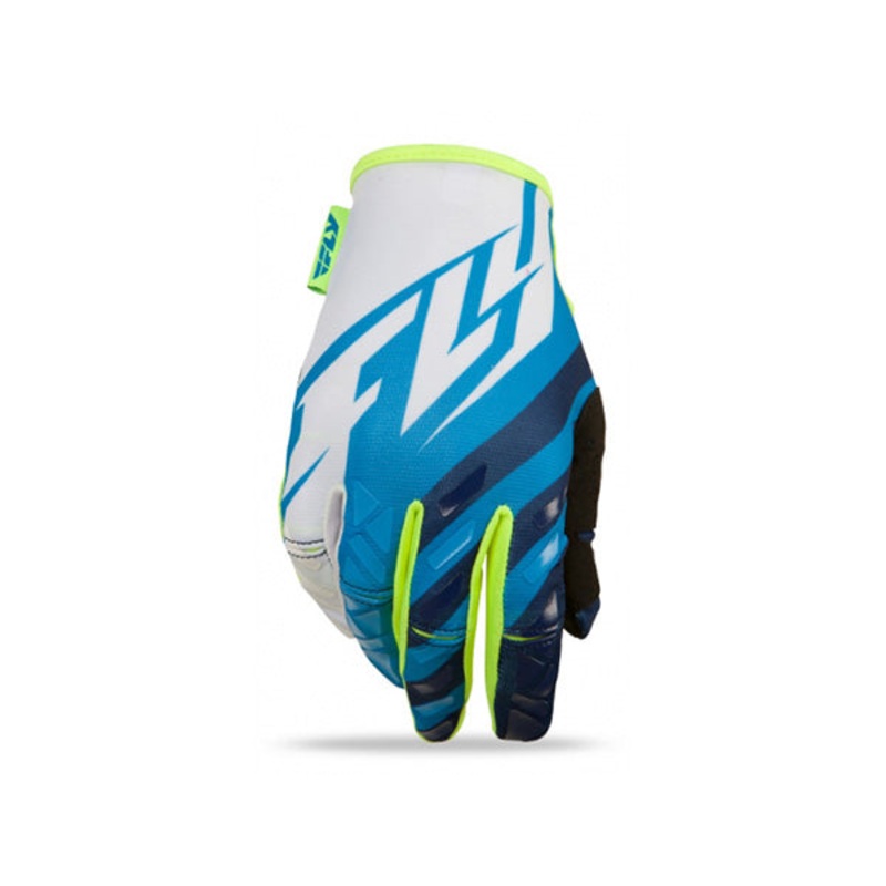 Fly Racing 2015 Kinetic Gloves-Hi-Vis/Blue Youth X-Small (3)
