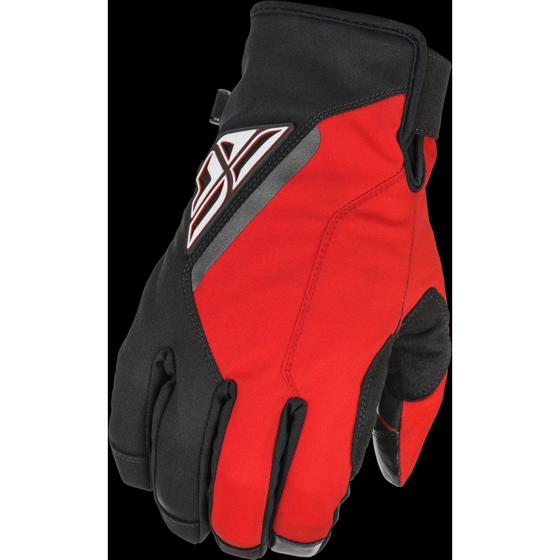 FLY RACING Title Gloves Black/Red Sz 09