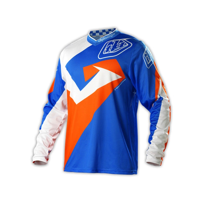 Troy Lee 2015 GP Air BMX Race Jersey-Verse-Blue/Orange Adult Small
