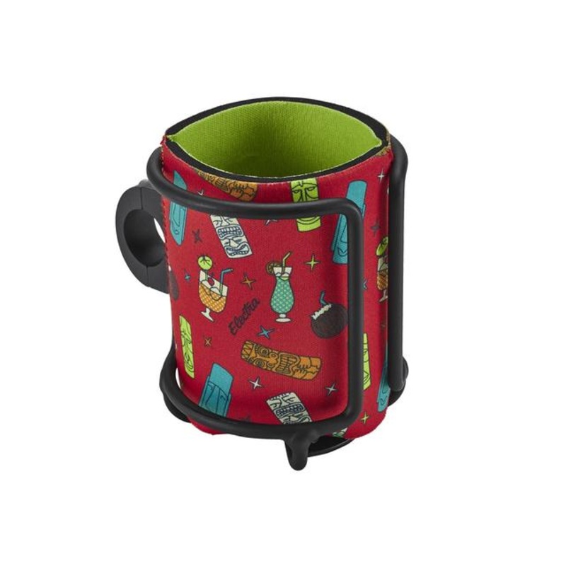 Wired Can Holder & Tiki Koozie Black One size