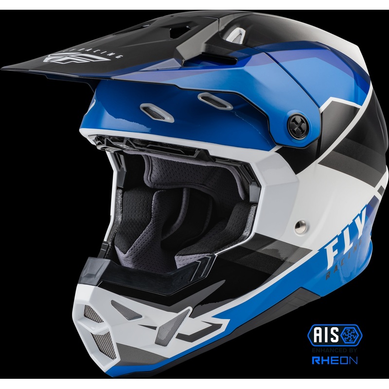 FLY RACING Formula Cp Rush Helmet Black/Blue/White Xs