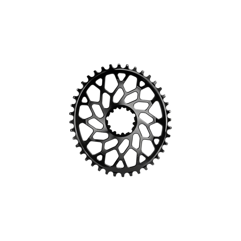 AbsoluteBlack Oval 1X Direct Mount Chainring for Sram DUB, GXP, & BB30 Black 40T