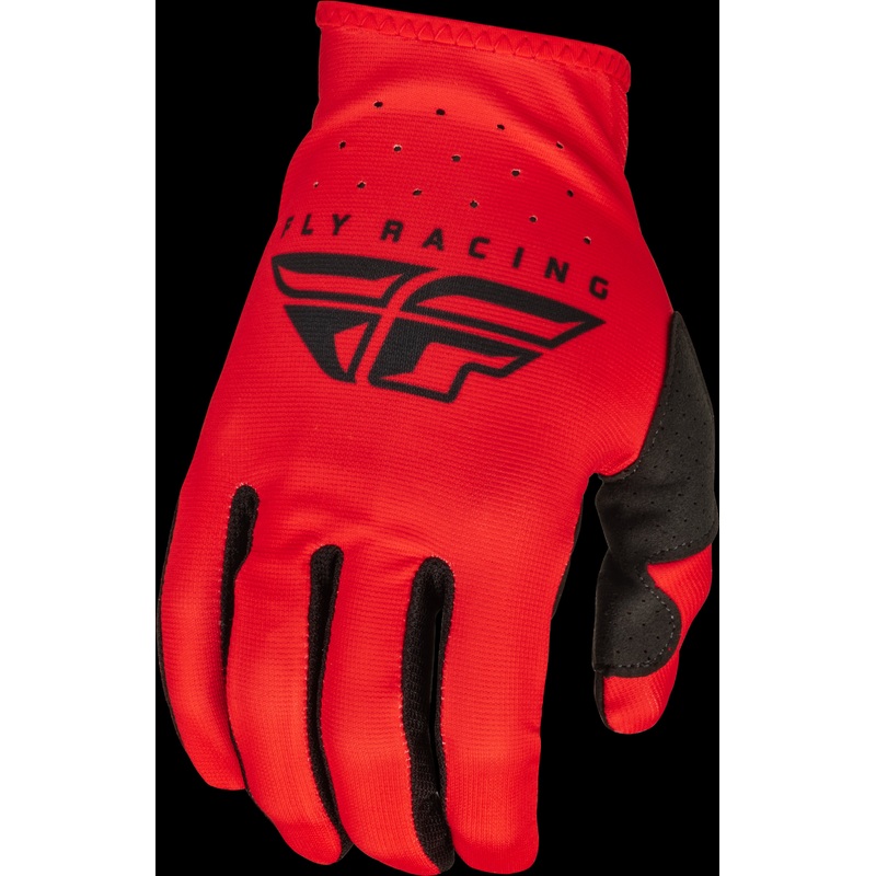 FLY RACING Youth Lite Gloves Red/Black Ym