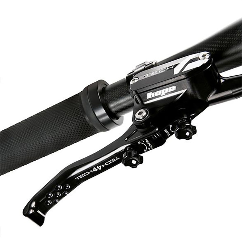 Hope Tech 4 E4 Disc Brake and Lever Set – Rear Hydraulic Post Mount Black