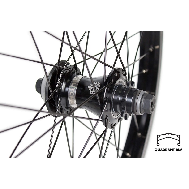 Odyssey Quadrant Freecoaster Rear Wheel Black RHD Black Freecoaster