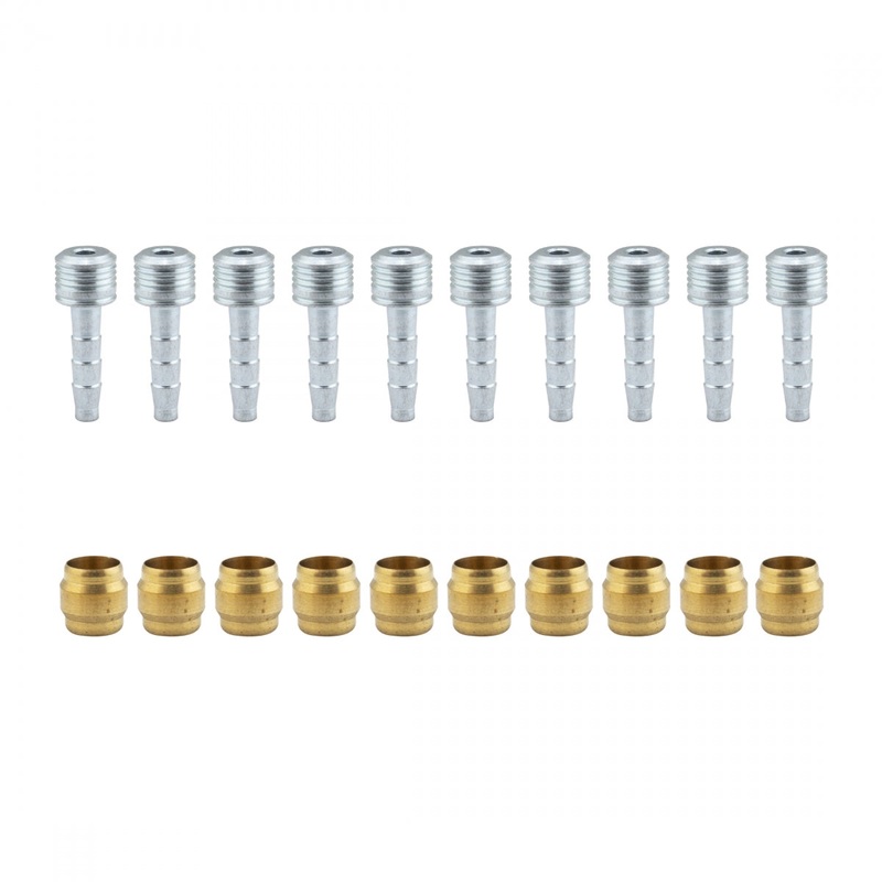 Campagnolo Disc Brake Hydraulic Fittings Olive + Barb Bag of 10 EACH (20 pieces)