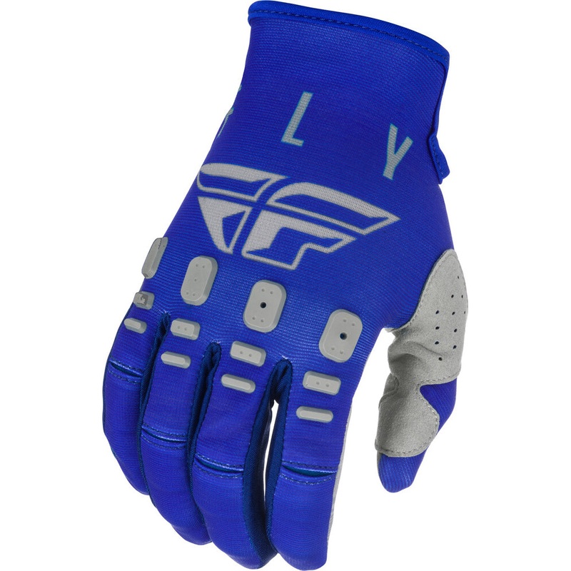 Fly Kinetic K121 BMX Gloves – Size 12 / Men’s XX-Large (2X) – Blue / Navy / Gray